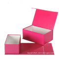 Pink Custom Foldable Box for Woman Leather Shoes